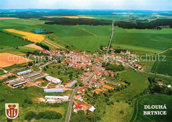 Dlouha Brtnice Fliegeraufnahme