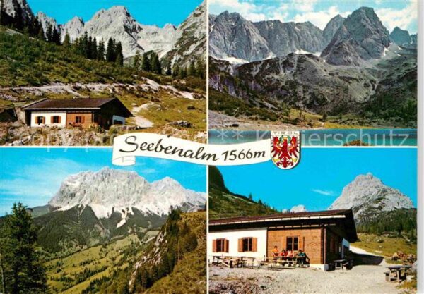 Ehrwald Tirol Seebenalm gegen Grünstein Drachenkopf Z