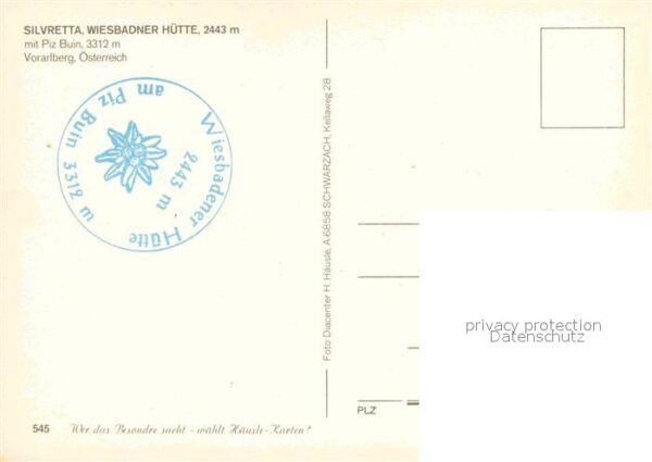 Wiesbadener Huette mit Piz Buin Silvretta – Bild 2