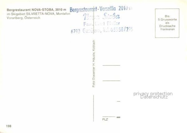 St Gallenkirch Vorarlberg Bergrestaurant Nova Stoba Skigebiet Sil – Bild 2
