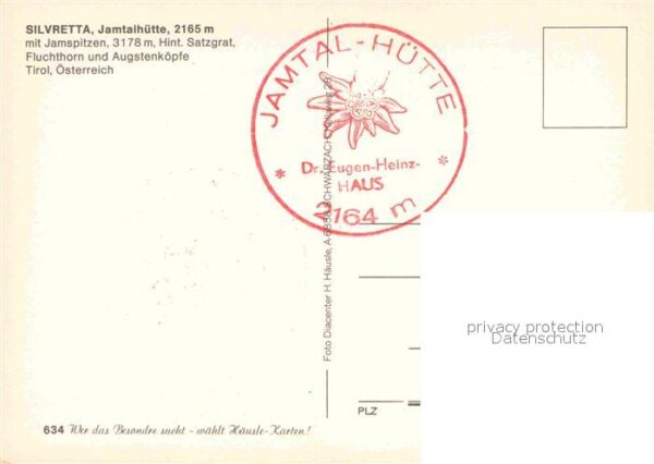 Jamtalhuette mit Jampspitzen Satzgrat Fluchthorn Aug – Bild 2