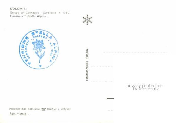 Rifugio Stella Alpina Gruppo del Catinaccio Gardeccia Dolomit – Bild 2