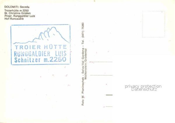 St Christina Troierhütte Dolomiten – Bild 2