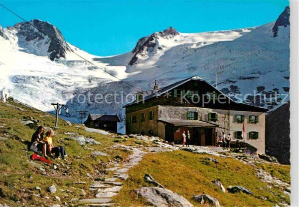 Greizerhuette am Floitengrund mit Floitenspitze Tripp