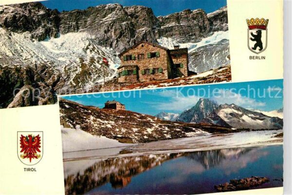 Friesenberghaus Blick gegen Friesenberg Scharte Bergsee
