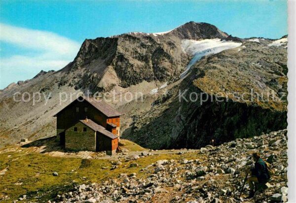 Spannagelhaus Blick auf Rifflerspitze