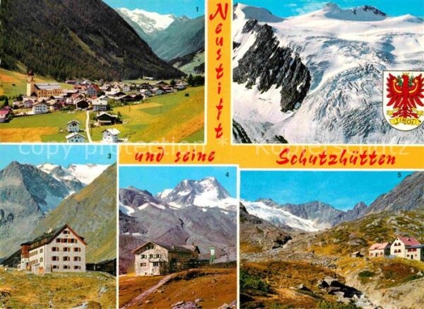 Neustift Stubaital Tirol und seine Schutzhütten Stubaier Alpen