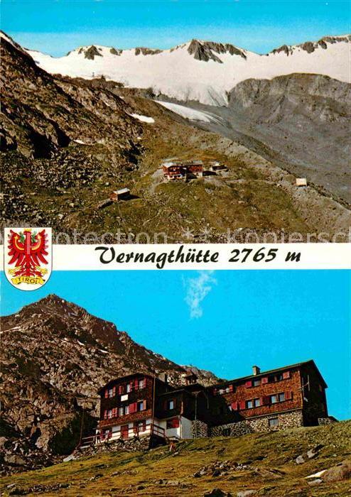 Vernagthuette Berghaus Ötztaler Alpen