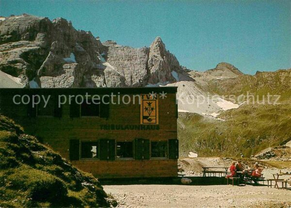 Tribulaunhuette Berghaus mit Goldkappl und Sandesjöchl
