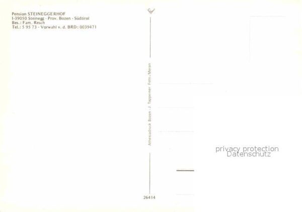 Steinegg Karneid Suedtirol Pension Steineggerhof Restaurant Hallen – Bild 2
