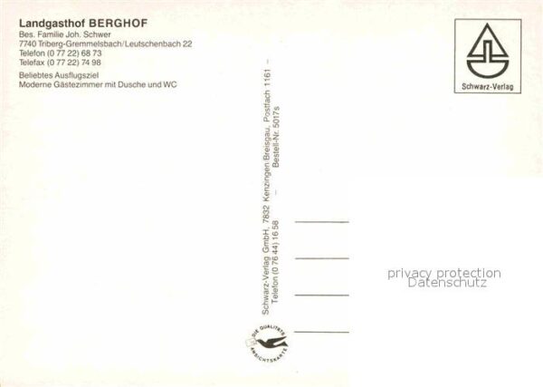 Gremmelsbach Landgasthof Berghof – Bild 2