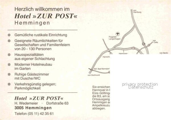 Hemmingen Hannover Hotel Zur Post – Bild 2