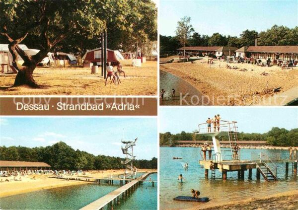 Dessau-Rosslau Strandbad Adria Campingplatz Gaststätte