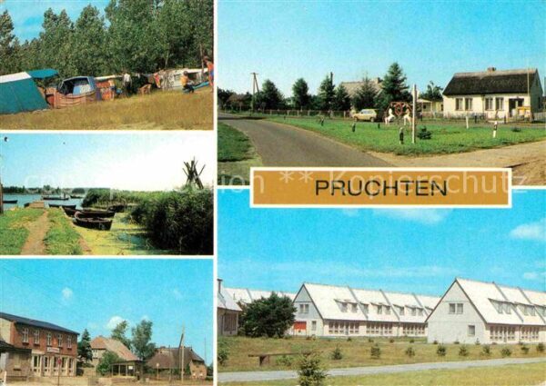 Pruchten Mecklenburg Vorpommern Zeltplatz Barthe Gasstätte Zum Fährmann