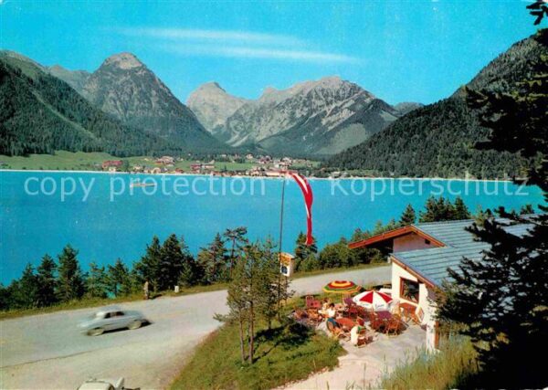Pertisau Achensee Blick vom Terrassenrasthaus Bergkristal
