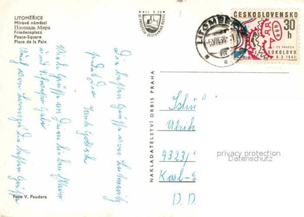 Litomerice Leitmeritz Nordboehmen Mirove namesti Friedensplatz Kirche – Bild 2
