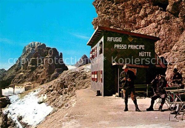 Pozza di Fassa Rifugio Passo Principe Hütte Rosengarte