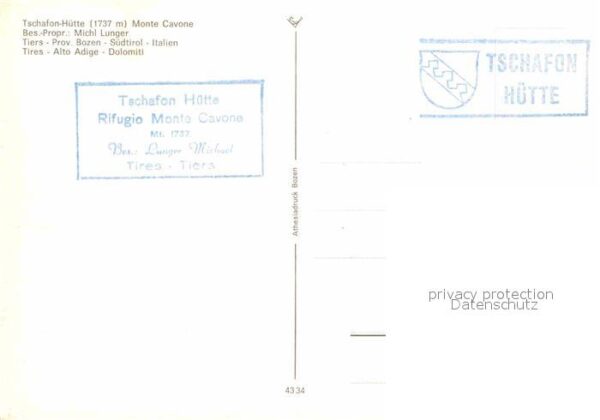 Tiers Tires Tschafon Hütte Monte Cavone – Bild 2