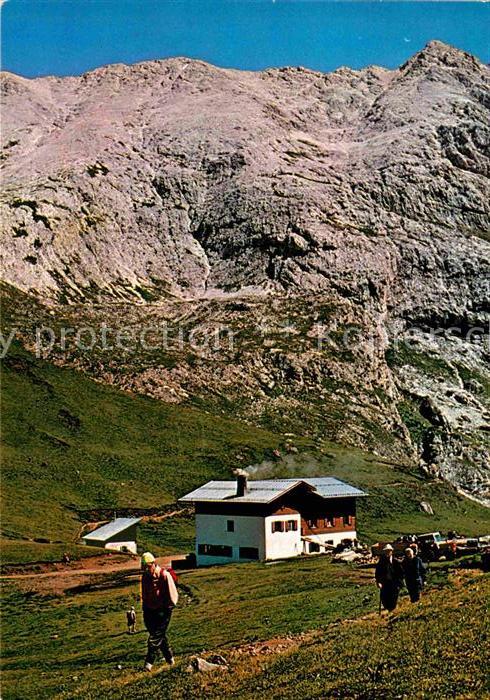 Campitello Fassa Plattkofelhütte am Fassajoch Dolomiten
