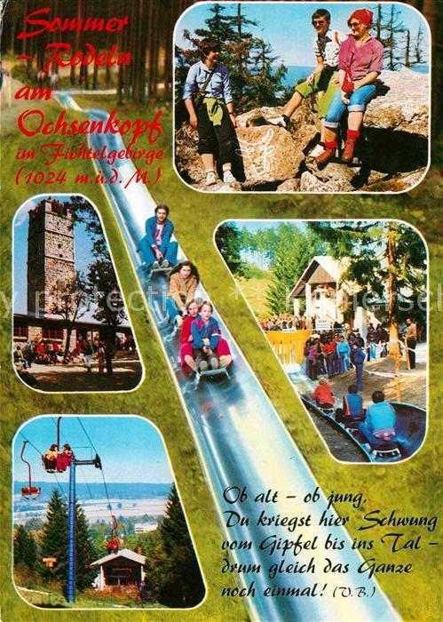 Bischofsgruen Sommerrodelbahn am Ochsenkopf Fichtelge
