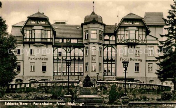 Schierke Harz Ferienheim Franz Mehring