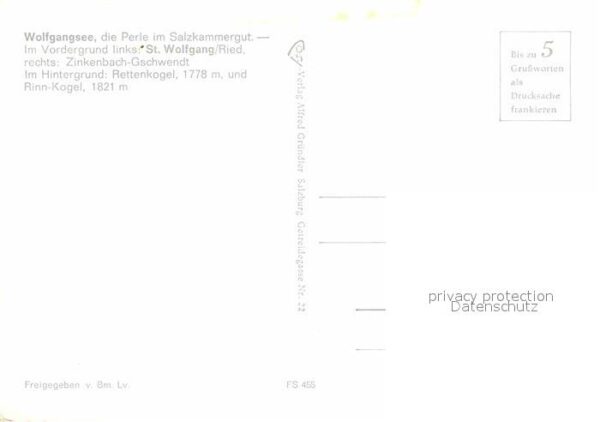 Wolfgangsee Fliegeraufnahme mit St. Wolfgang Ried Z – Bild 2