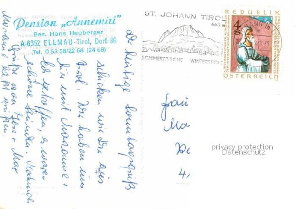 Ellmau Tirol Haus Annemirl Pension – Bild 2