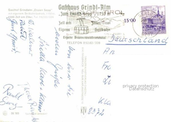 Zell Ziller Tirol Grindlalm Gasthaus Enzian Sepp – Bild 2