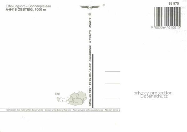 Obsteig Tirol Fliegeraufnahme – Bild 2