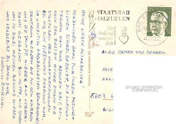 Salzuflen Bad Bewegungszentrum Hallebad Kneippgarten – Bild 2