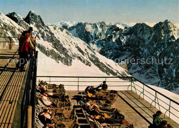 Zugspitze Zugspitzbahn Hotel Schneefernerhaus Ter