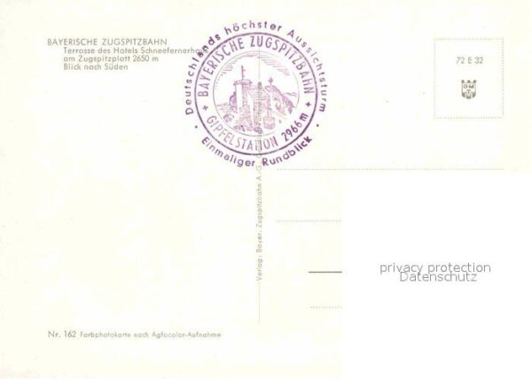 Zugspitze Zugspitzbahn Hotel Schneefernerhaus Ter – Bild 2