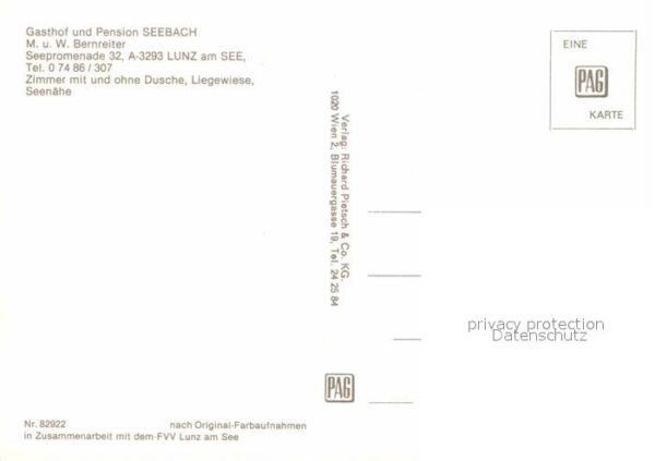 Lunz See Niederoesterreich Gasthaus Pension Seebach See – Bild 2