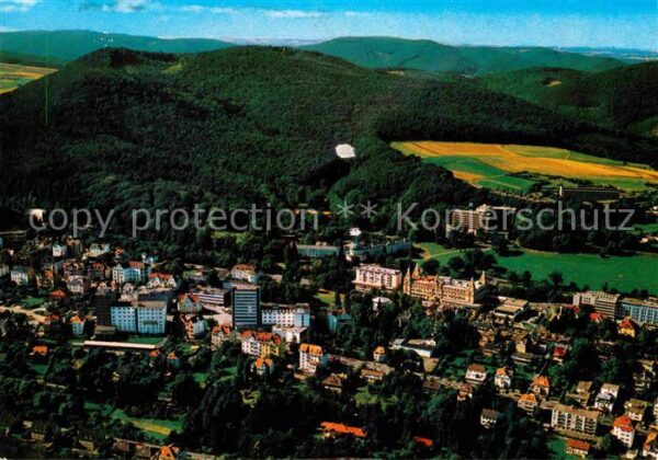 Bad Wildungen Fliegeraufnahme Kurviertel