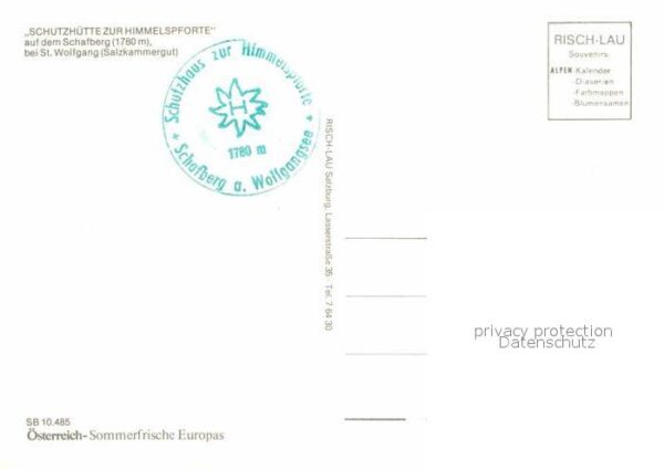 St Wolfgang Wolfgangsee Schutzhütte zur Himmelspforte auf dem S – Bild 2
