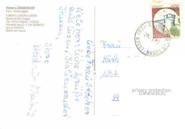 Luesen Suedtirol Hotel Lüsnerhof Hinteregger – Bild 2
