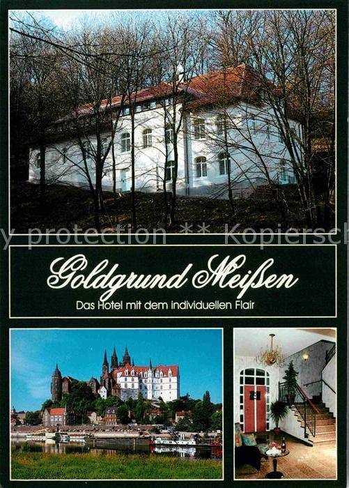 Meissen Elbe Sachsen Hotel Goldgrund