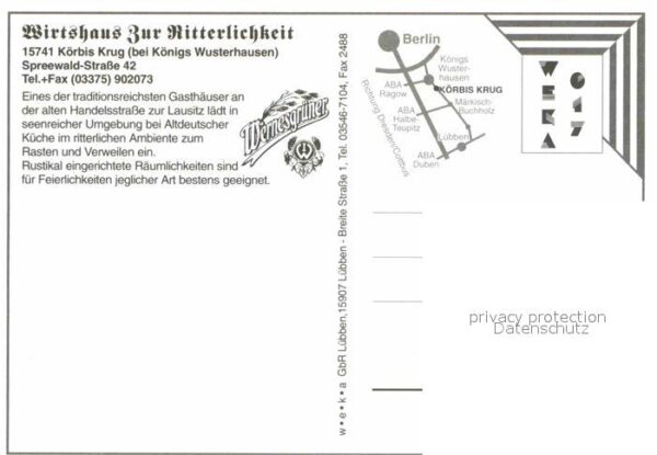 Koerbis Krug Wirtshaus Zur Ritterlichkeit – Bild 2