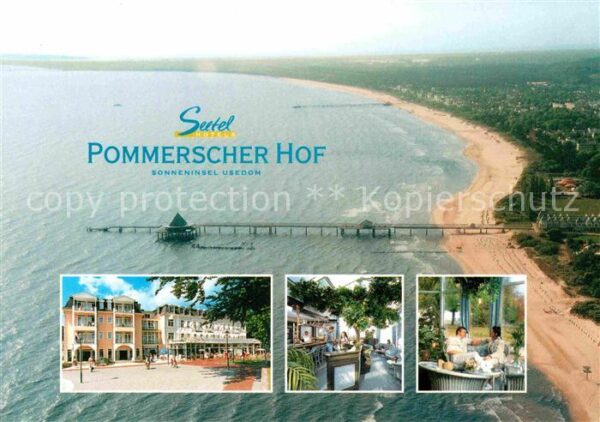 Heringsdorf Ostseebad Usedom Seetel-Hotel Pommerscher-Hof Strand See
