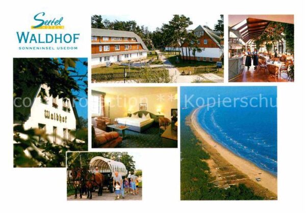Heringsdorf Ostseebad Usedom Seetel-Hotel Pommerscher-Hof Strand Fli