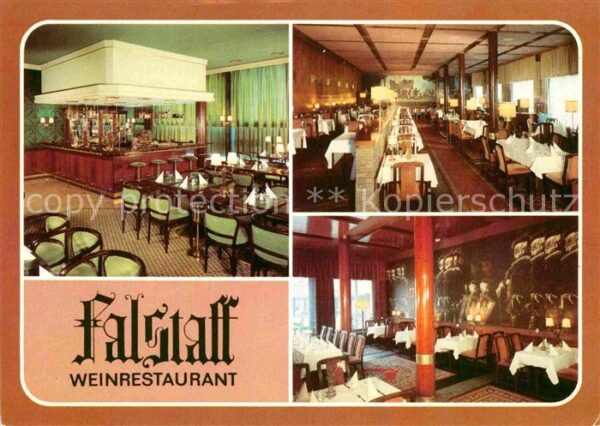 Leipzig Weinrestaurant Falstaff