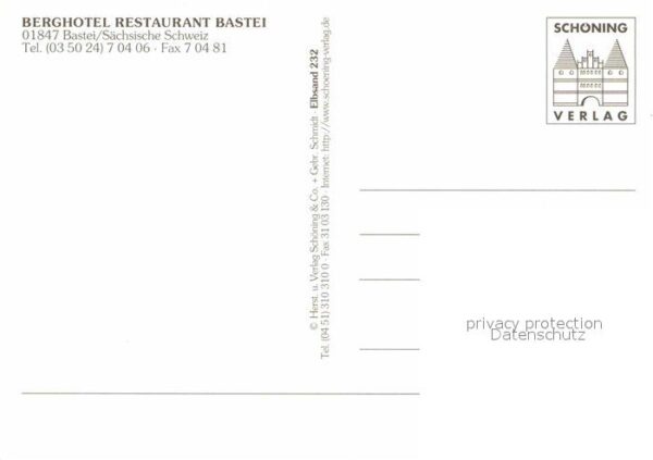 Bastei Saechsische Schweiz Berghotel Restaurant Bastei – Bild 2