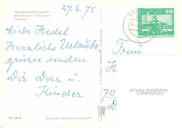 Helmsdorf Leinefelde Handwerkerholungsheim – Bild 2