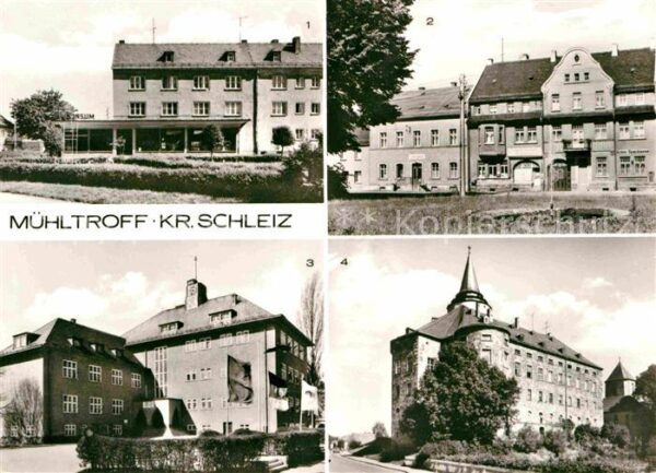 Muehltroff Kreis Schleiz August-Bebel-Platz Schloß