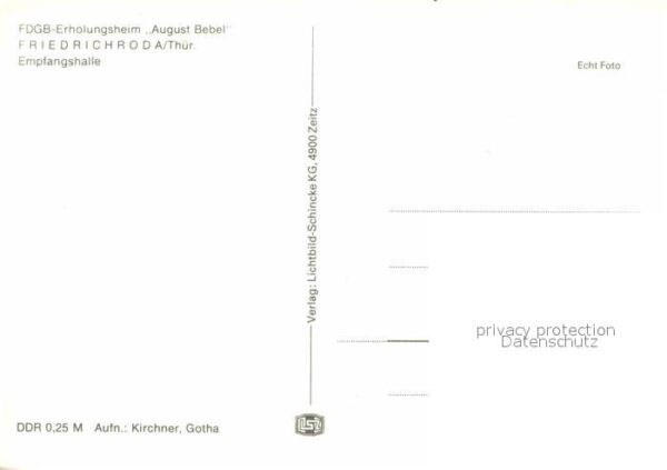 Friedrichsroda Erholungsheim August Bebel – Bild 2