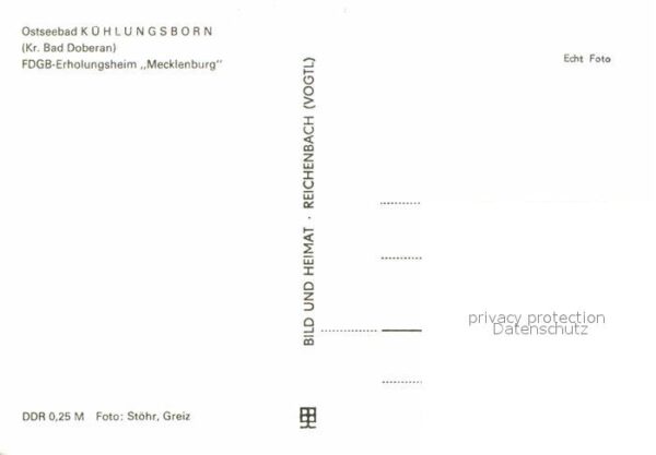 Kuehlungsborn Ostseebad Erholungsheim Mecklenburg – Bild 2