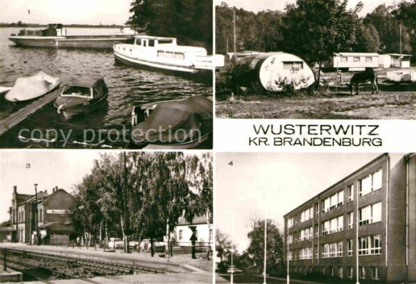 Wusterwitz Brandenburg Camping Großer Wusterwitzer See Bahnhof