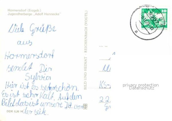 Hormersdorf Erzgebirge Jugendherberge Adolf Hennecke – Bild 2