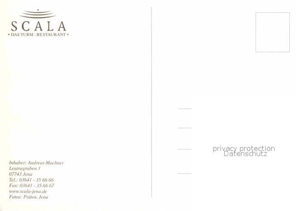 Jena Thueringen Scala Das Turm-Restaurant – Bild 2