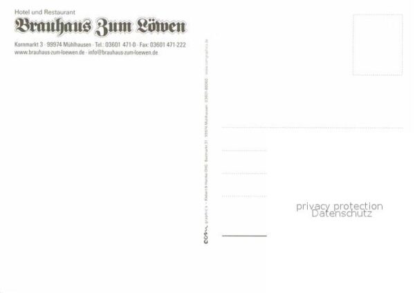 Muehlhausen Thueringen Brauhaus zum Löwen – Bild 2